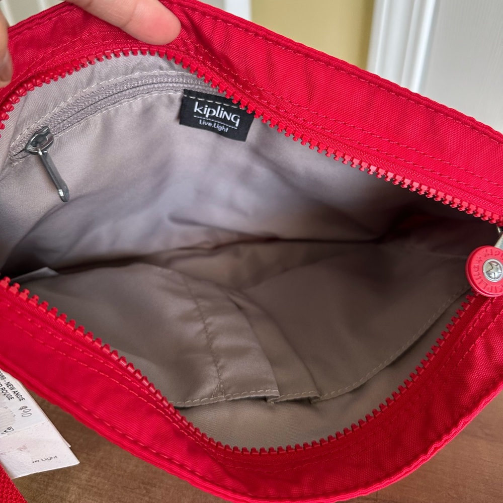 Kipling Angie Red Crossbody Bag, NWT - Picture 7 of 8